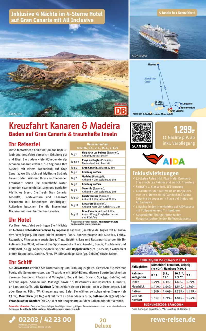 REWE Reisen Prospekt vom 30.03.2026, Seite 20