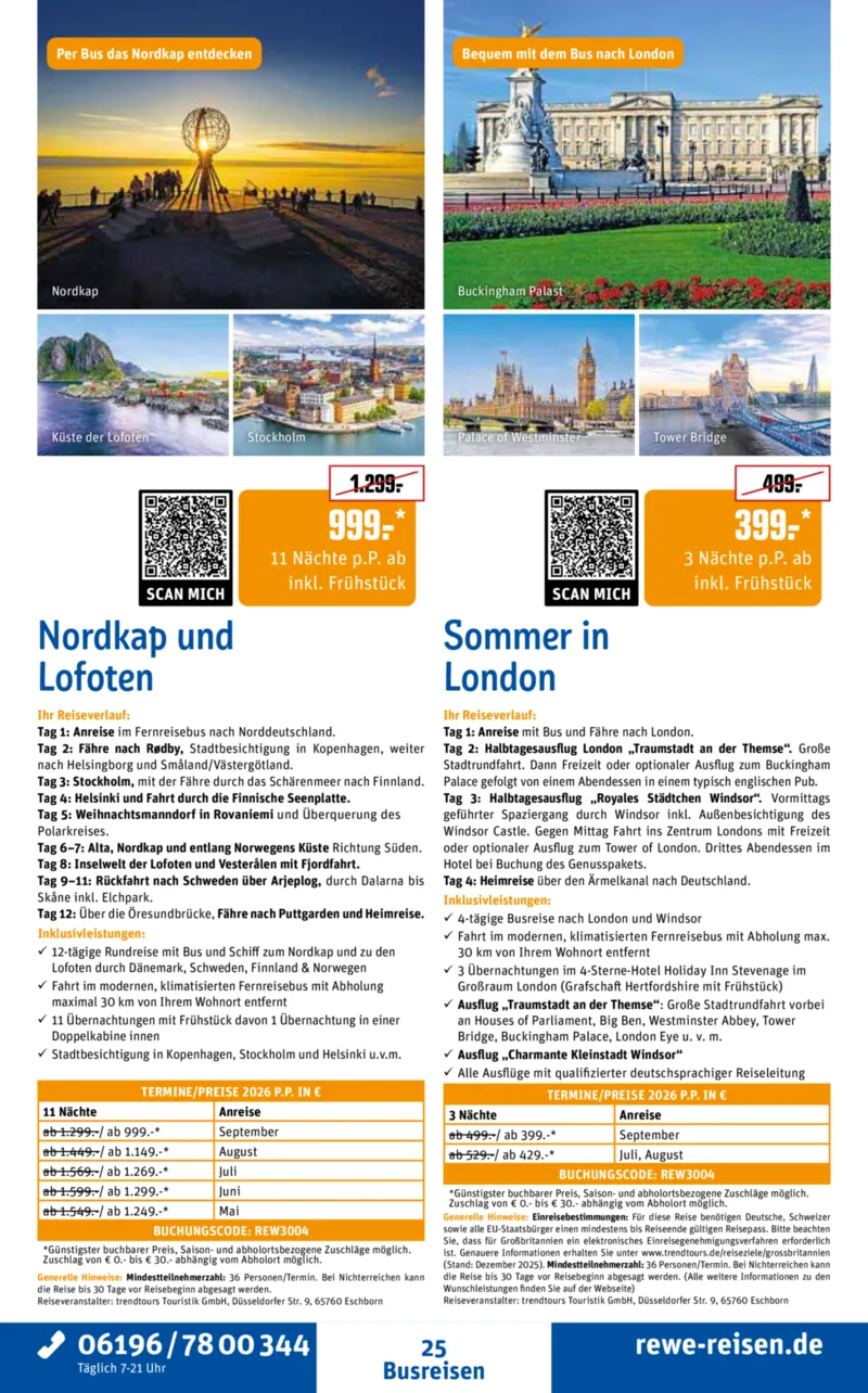 REWE Reisen Prospekt vom 30.03.2026, Seite 25