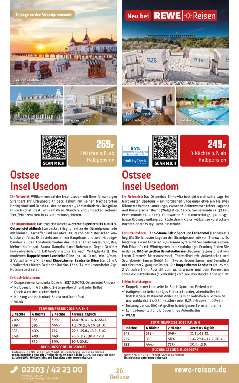 REWE Reisen Prospekt vom 30.03.2026, Seite 26