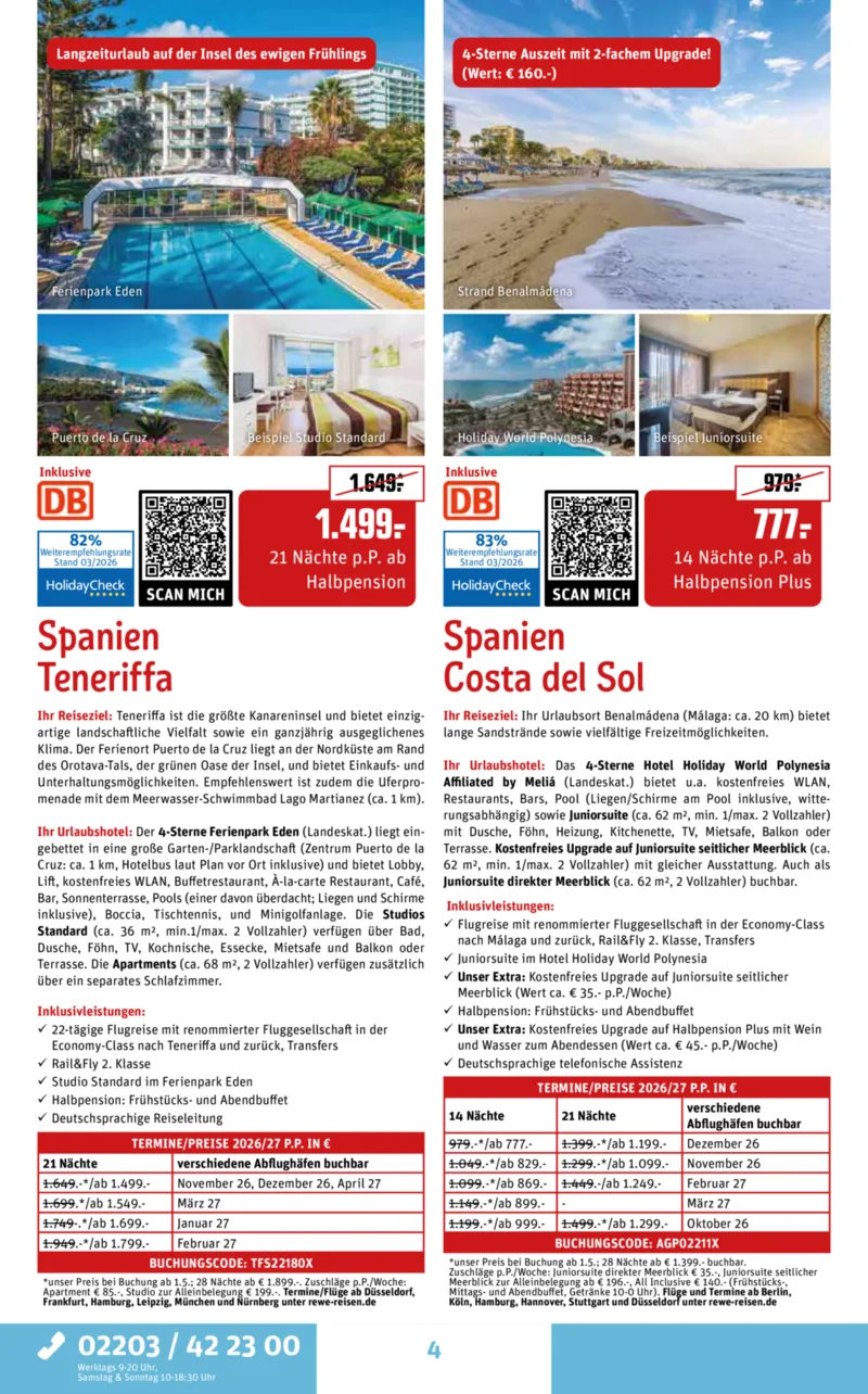 REWE Reisen Prospekt vom 30.03.2026, Seite 4