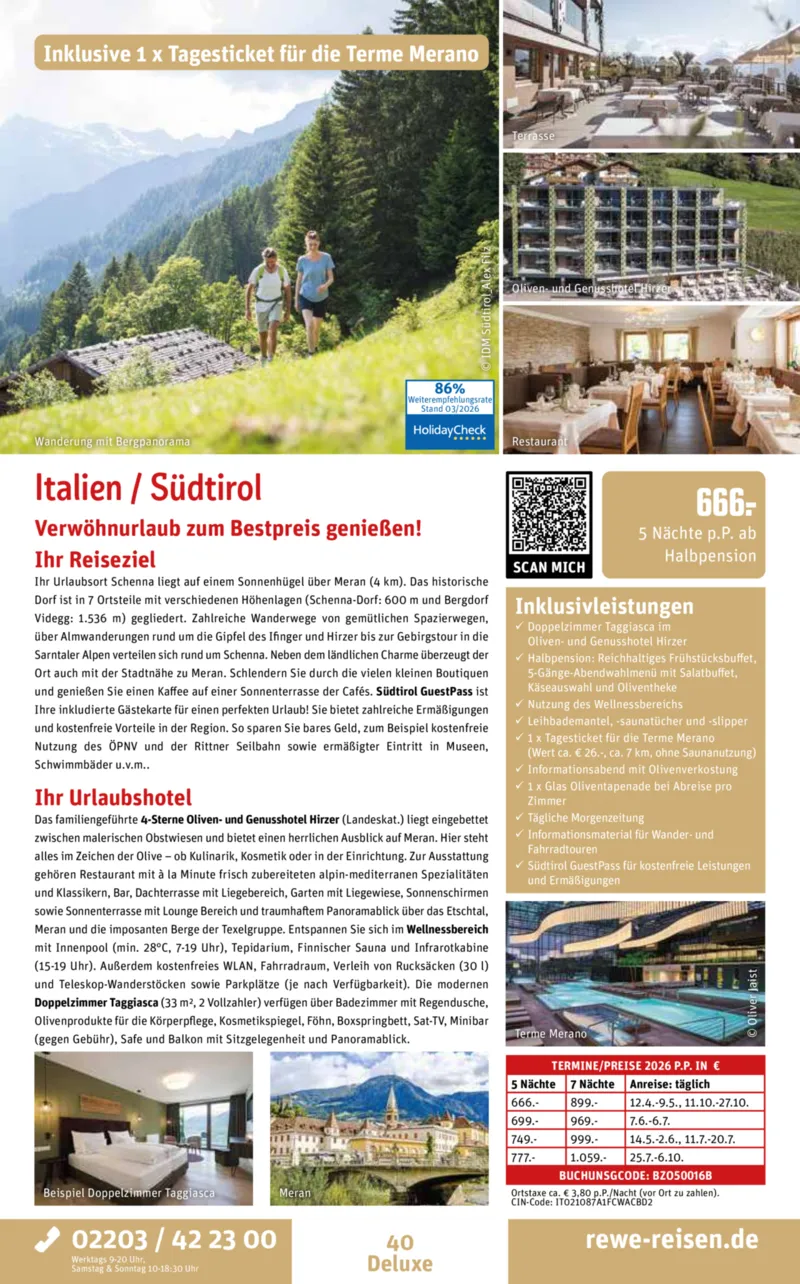 REWE Reisen Prospekt vom 30.03.2026, Seite 40