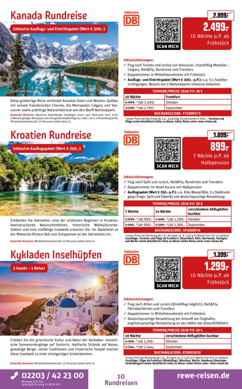 REWE Reisen Prospekt vom 27.04.2026, Seite 10