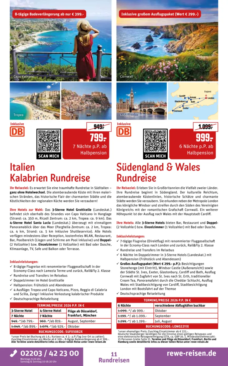 REWE Reisen Prospekt vom 27.04.2026, Seite 11
