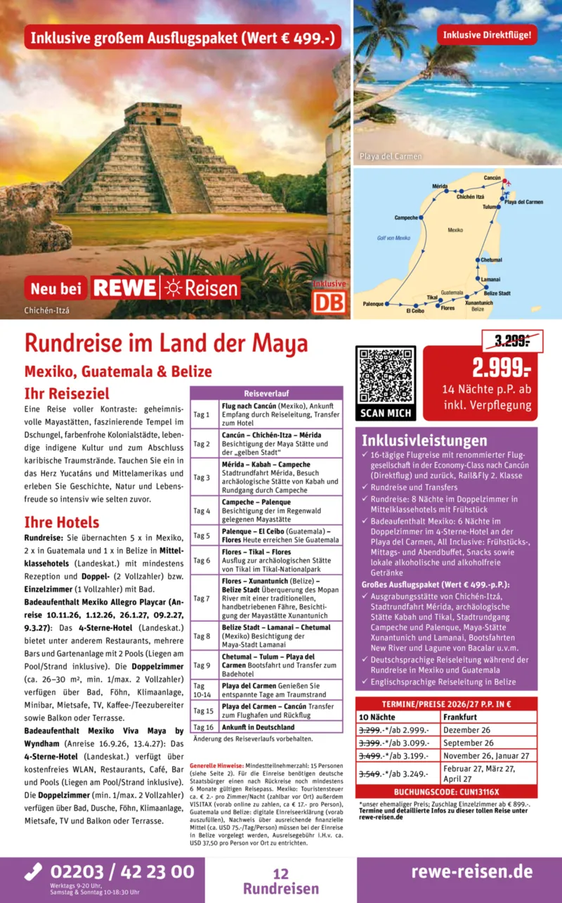 REWE Reisen Prospekt vom 27.04.2026, Seite 12