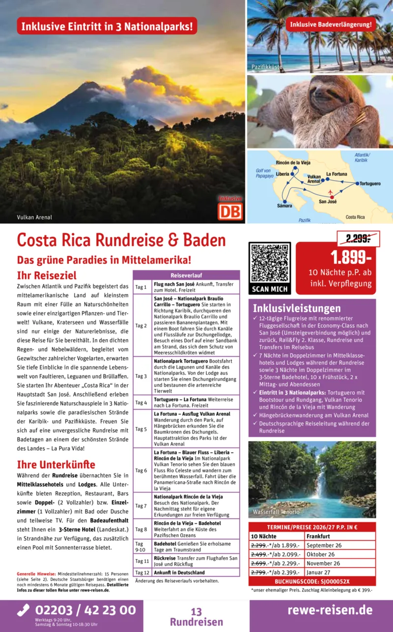REWE Reisen Prospekt vom 27.04.2026, Seite 13