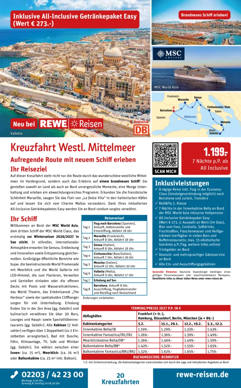 REWE Reisen Prospekt vom 27.04.2026, Seite 20