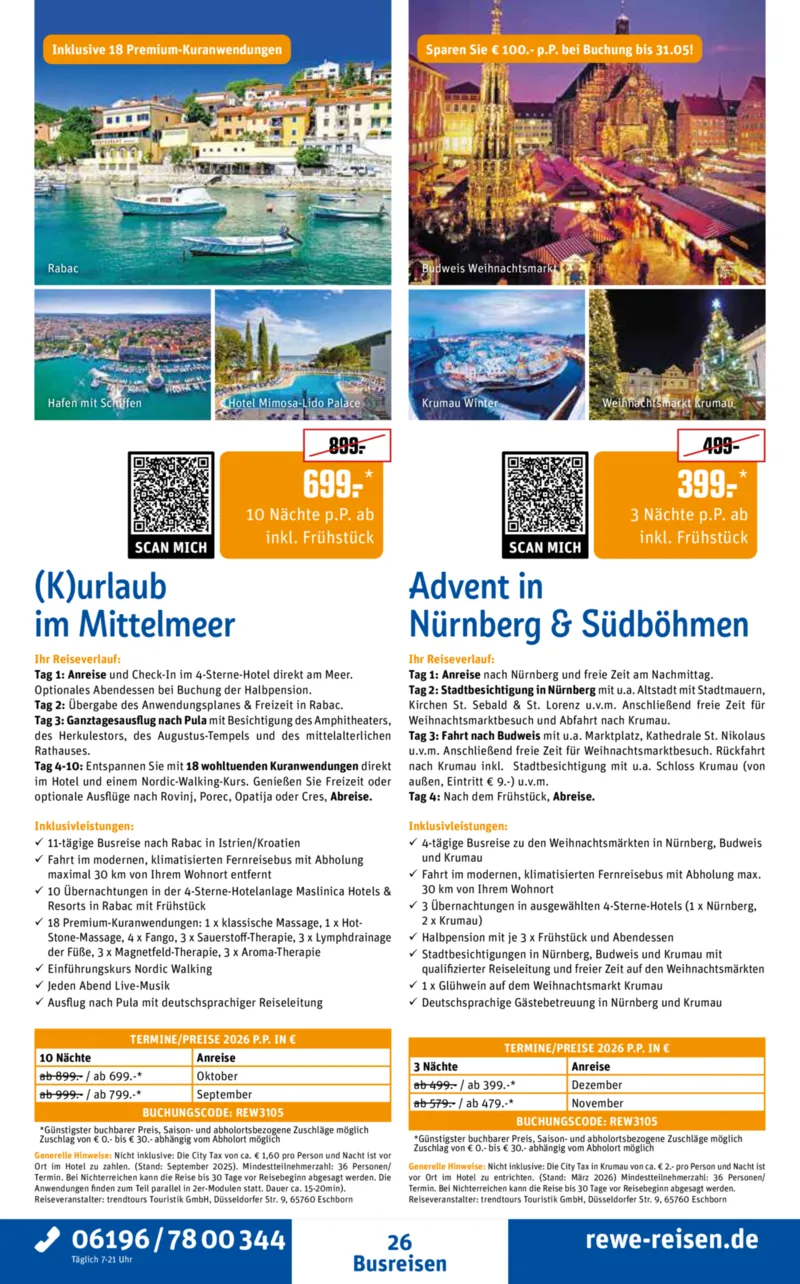 REWE Reisen Prospekt vom 27.04.2026, Seite 26