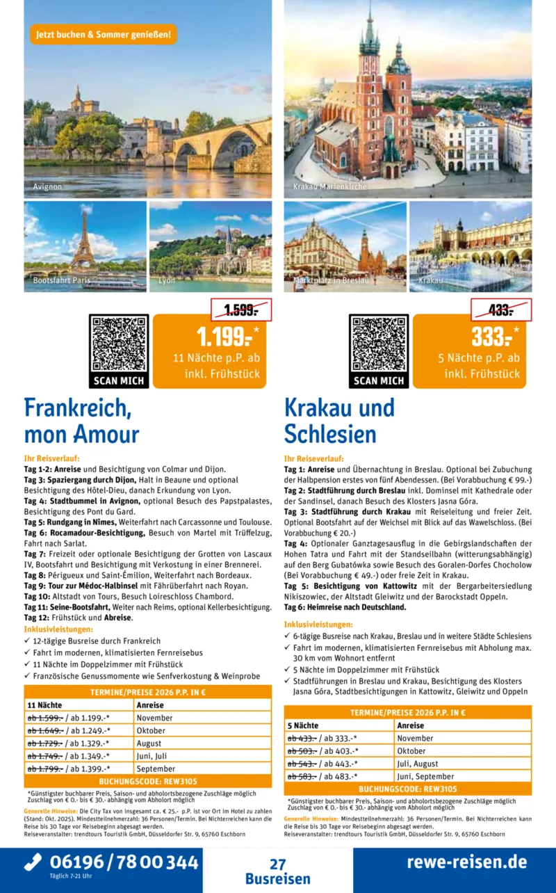 REWE Reisen Prospekt vom 27.04.2026, Seite 27
