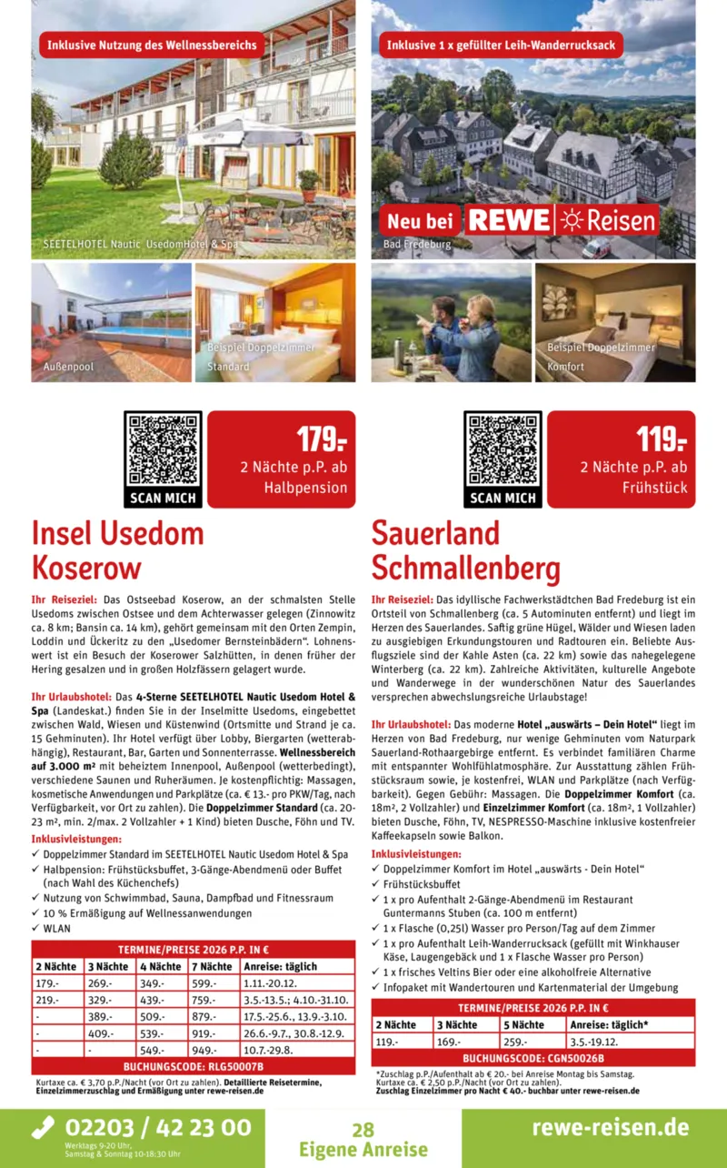 REWE Reisen Prospekt vom 27.04.2026, Seite 28