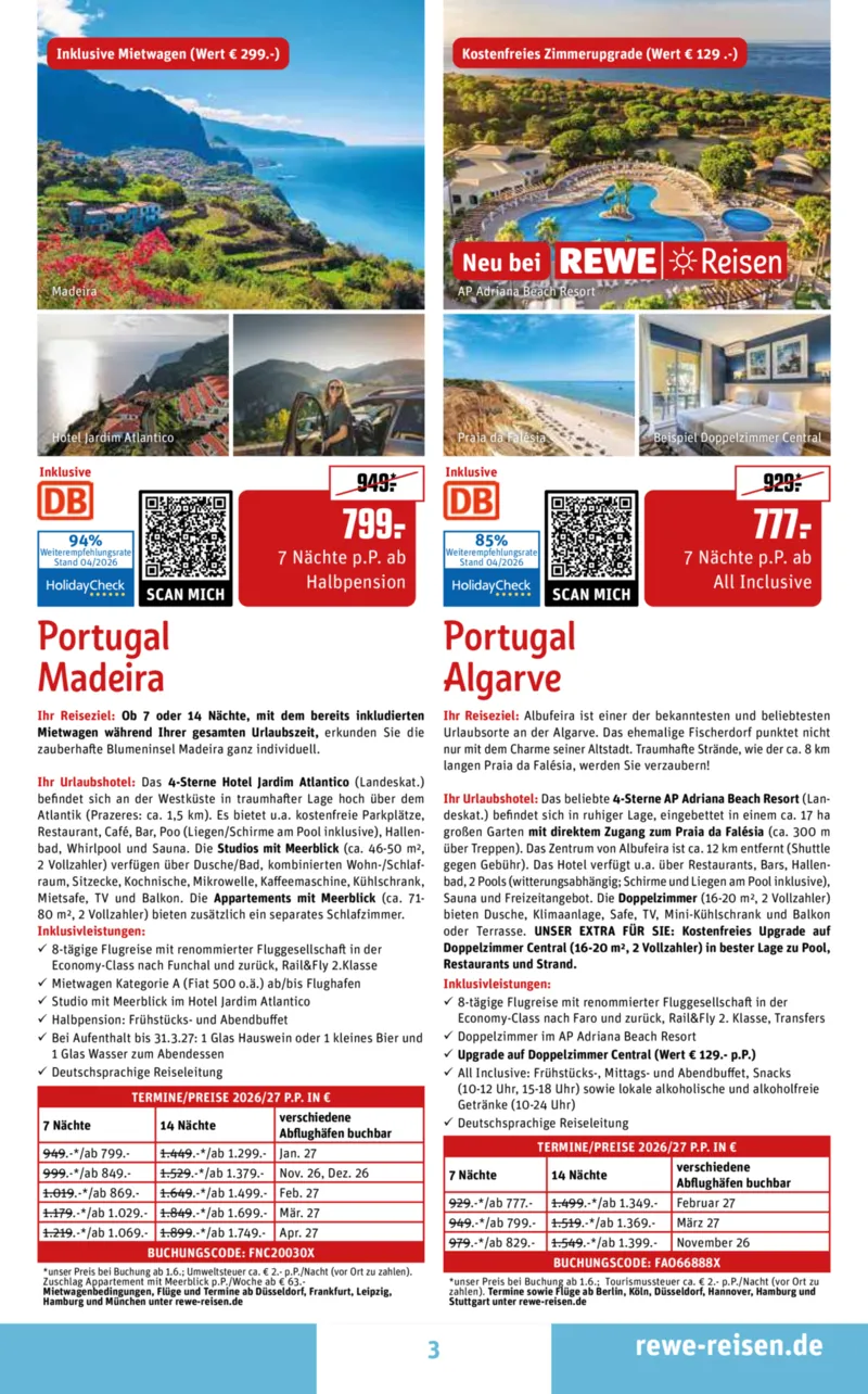 REWE Reisen Prospekt vom 27.04.2026, Seite 3