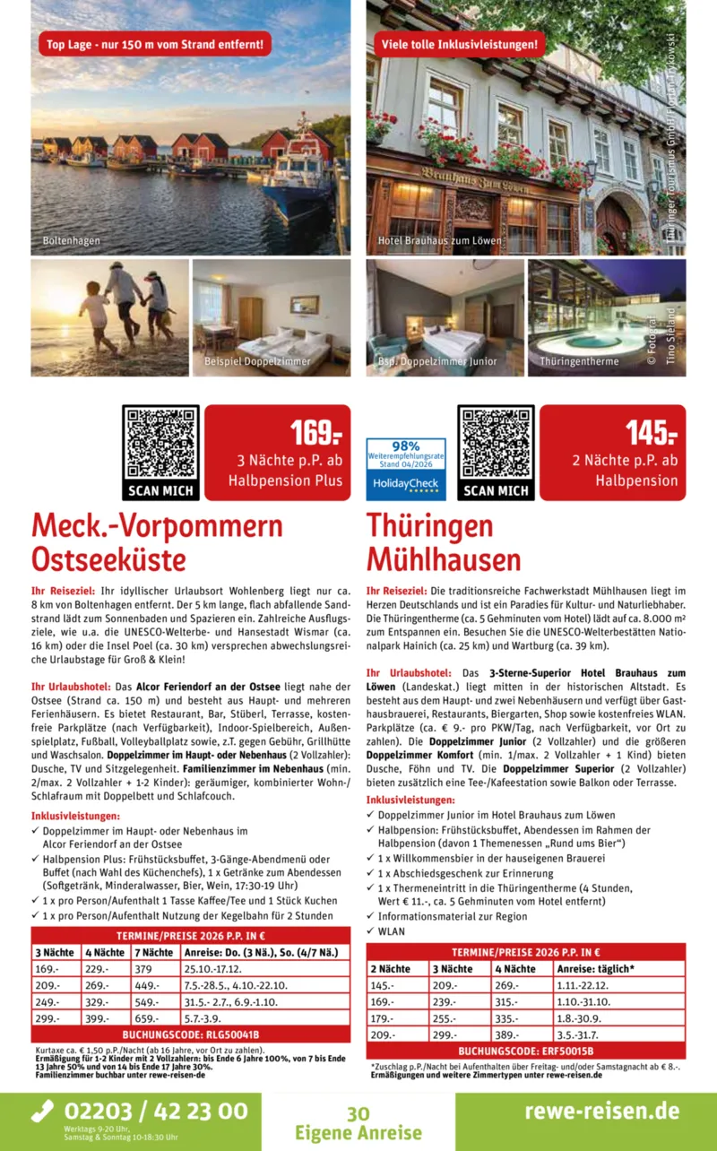 REWE Reisen Prospekt vom 27.04.2026, Seite 30
