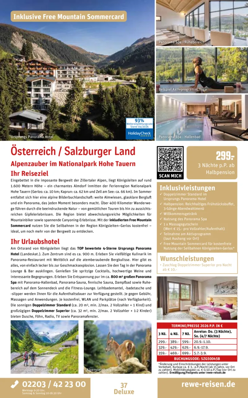 REWE Reisen Prospekt vom 27.04.2026, Seite 37