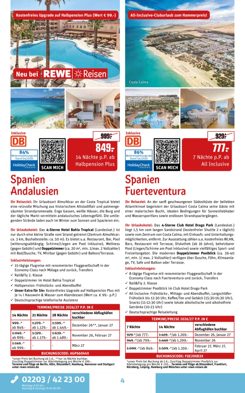 REWE Reisen Prospekt vom 27.04.2026, Seite 4