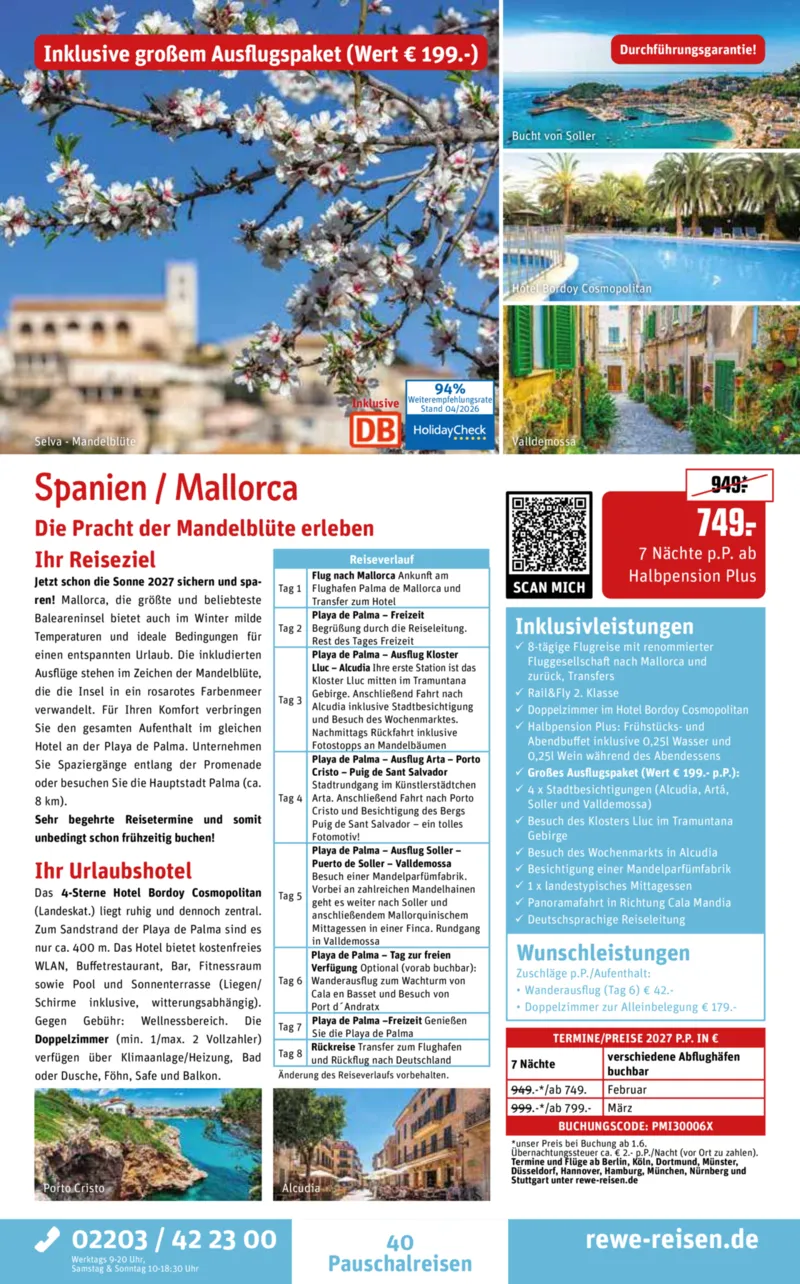 REWE Reisen Prospekt vom 27.04.2026, Seite 40