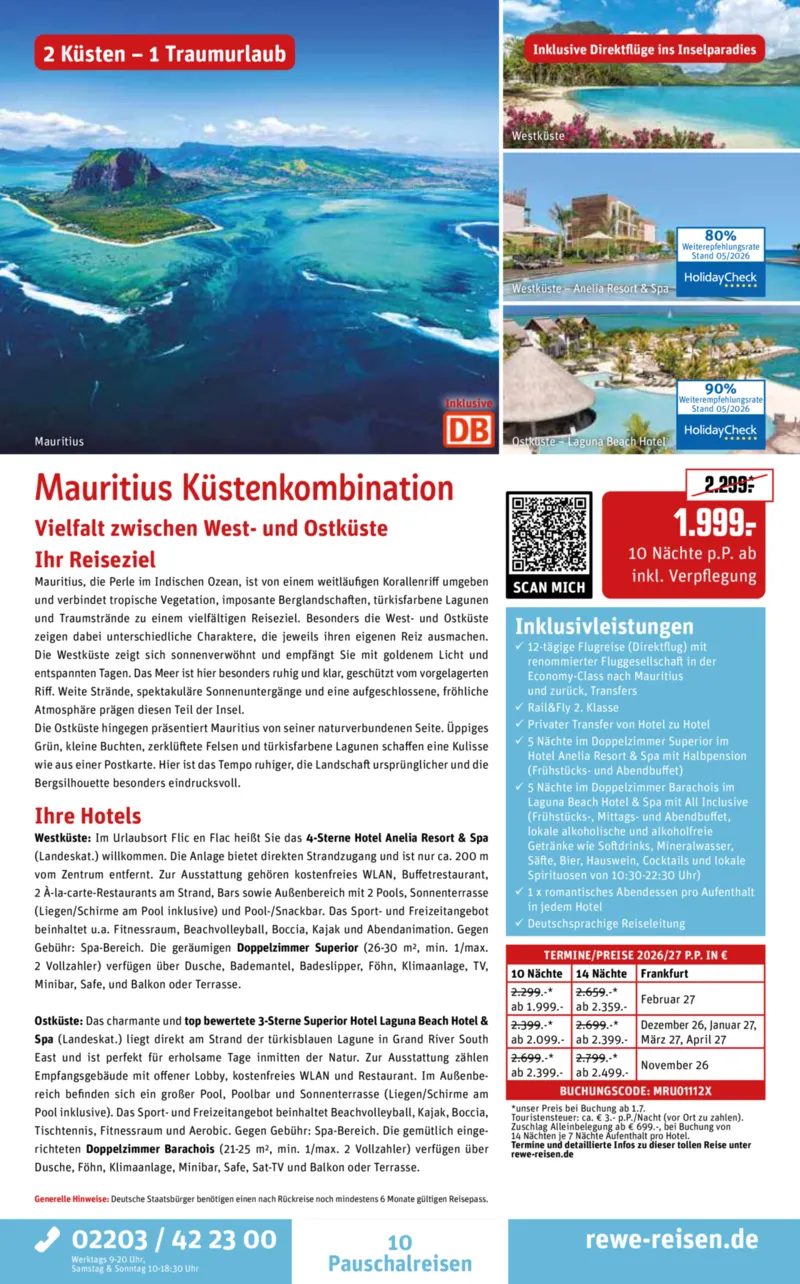REWE Reisen Prospekt vom 30.05.2026, Seite 10