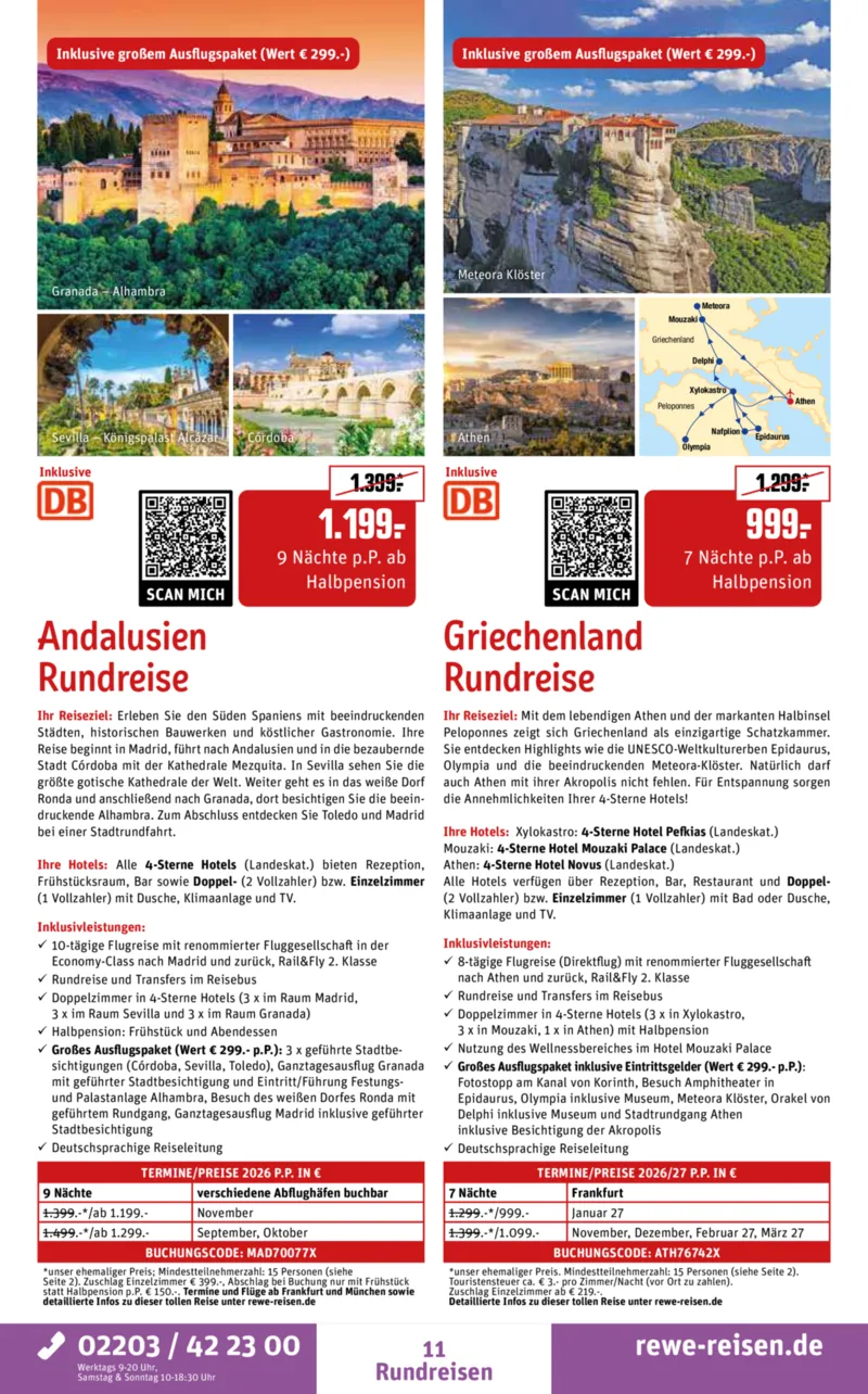REWE Reisen Prospekt vom 30.05.2026, Seite 11