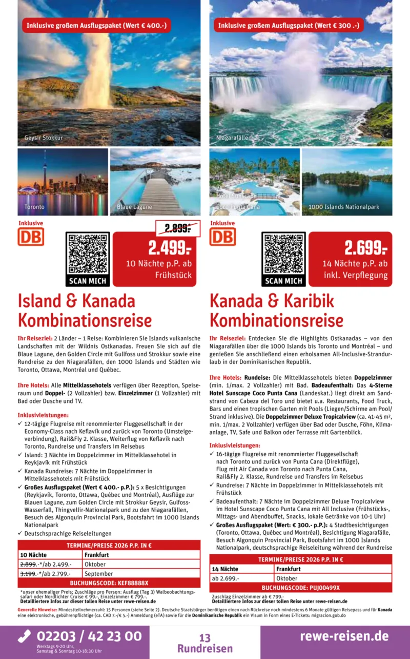 REWE Reisen Prospekt vom 30.05.2026, Seite 13