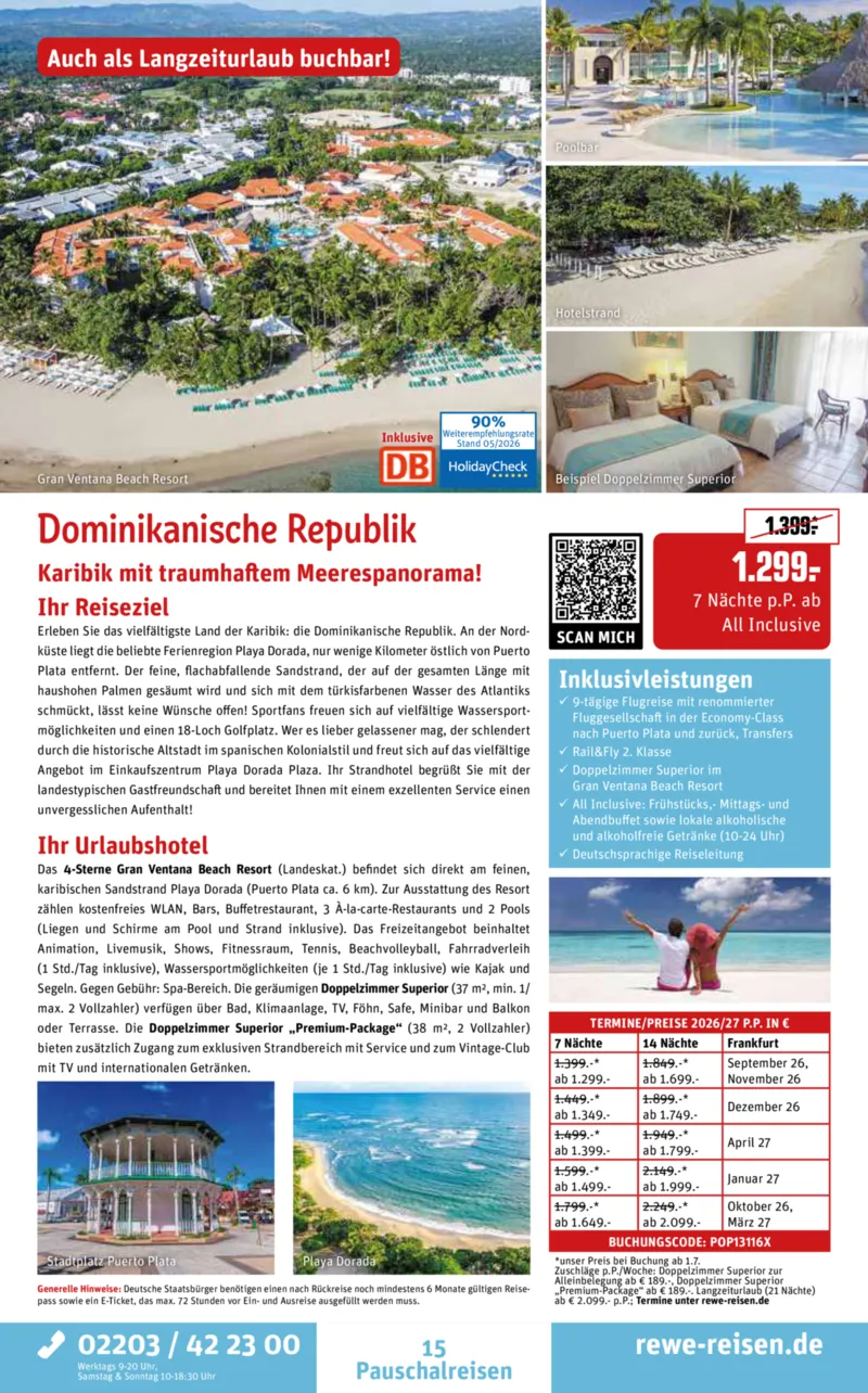 REWE Reisen Prospekt vom 30.05.2026, Seite 15