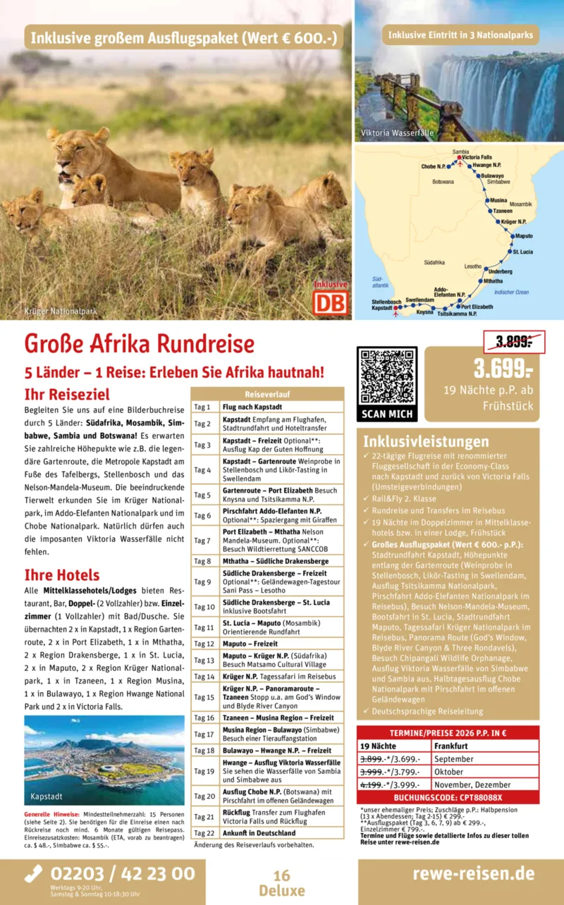 REWE Reisen Prospekt vom 30.05.2026, Seite 16