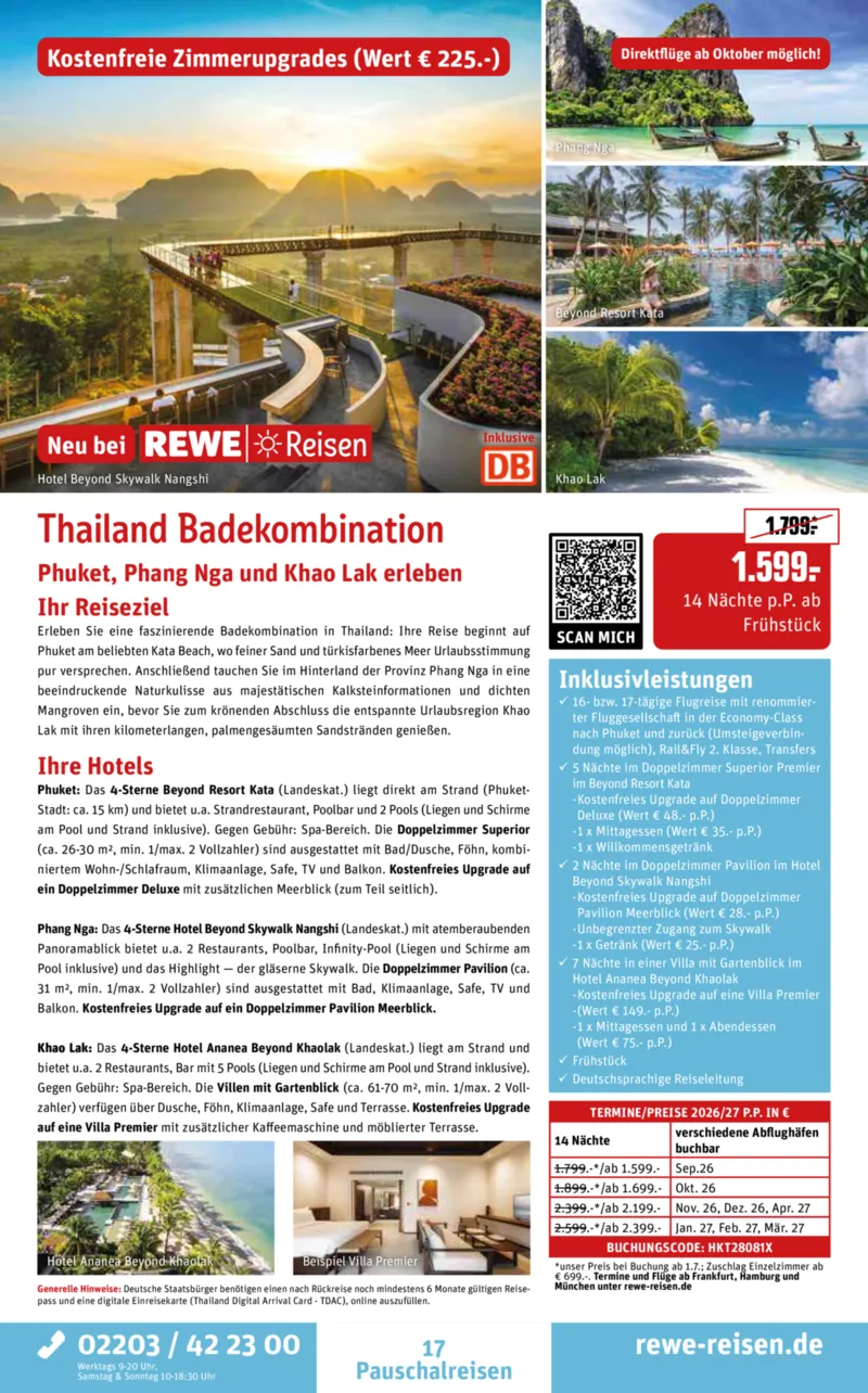 REWE Reisen Prospekt vom 30.05.2026, Seite 17