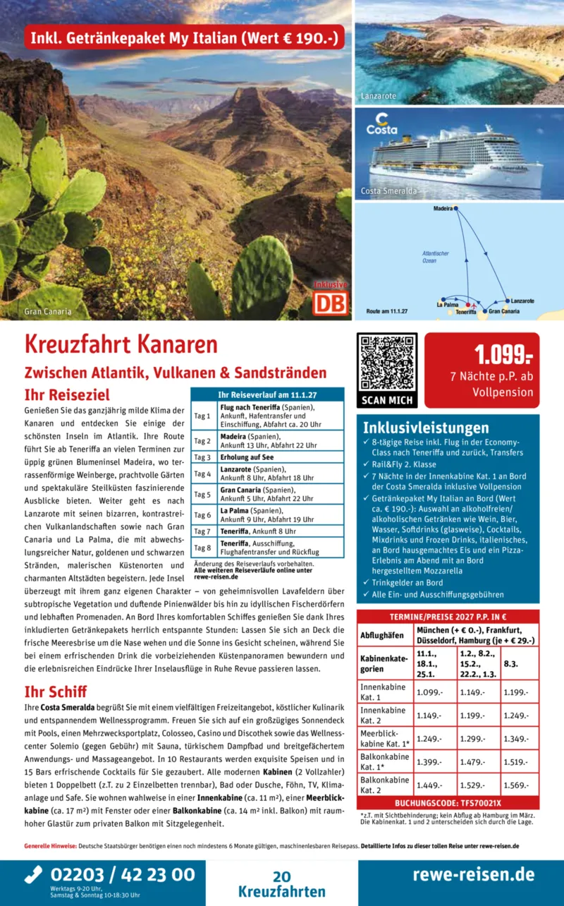 REWE Reisen Prospekt vom 30.05.2026, Seite 20