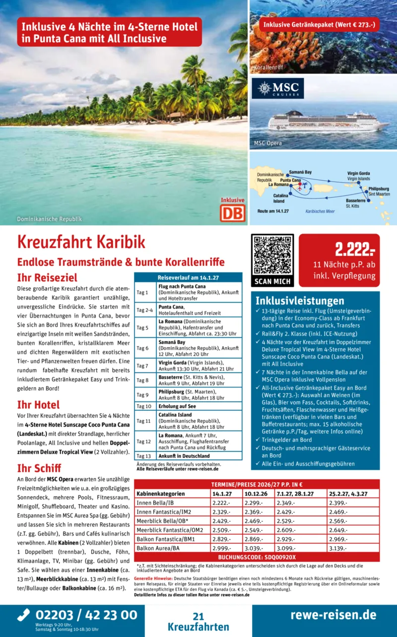 REWE Reisen Prospekt vom 30.05.2026, Seite 21
