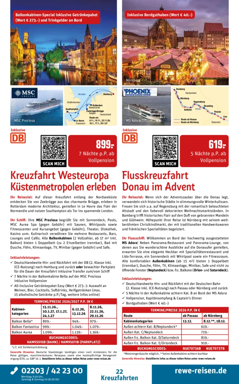 REWE Reisen Prospekt vom 30.05.2026, Seite 22