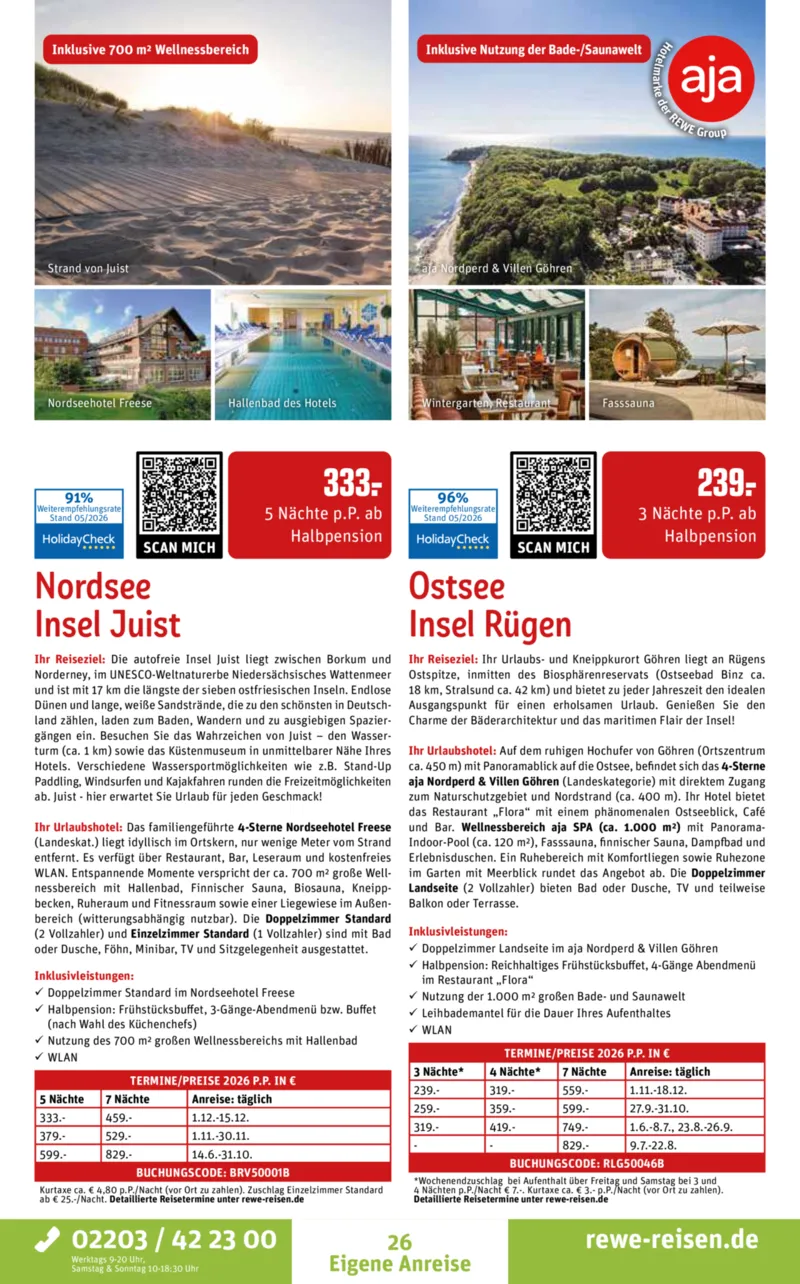 REWE Reisen Prospekt vom 30.05.2026, Seite 26