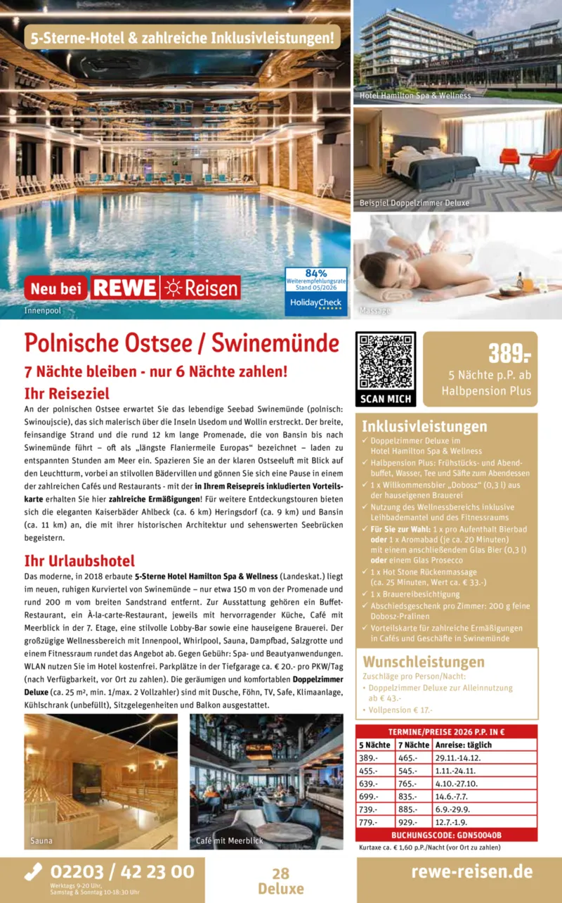 REWE Reisen Prospekt vom 30.05.2026, Seite 28