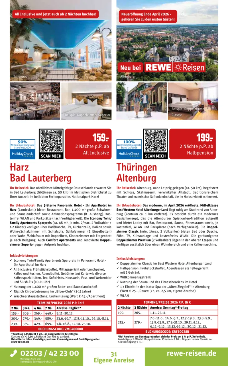 REWE Reisen Prospekt vom 30.05.2026, Seite 31