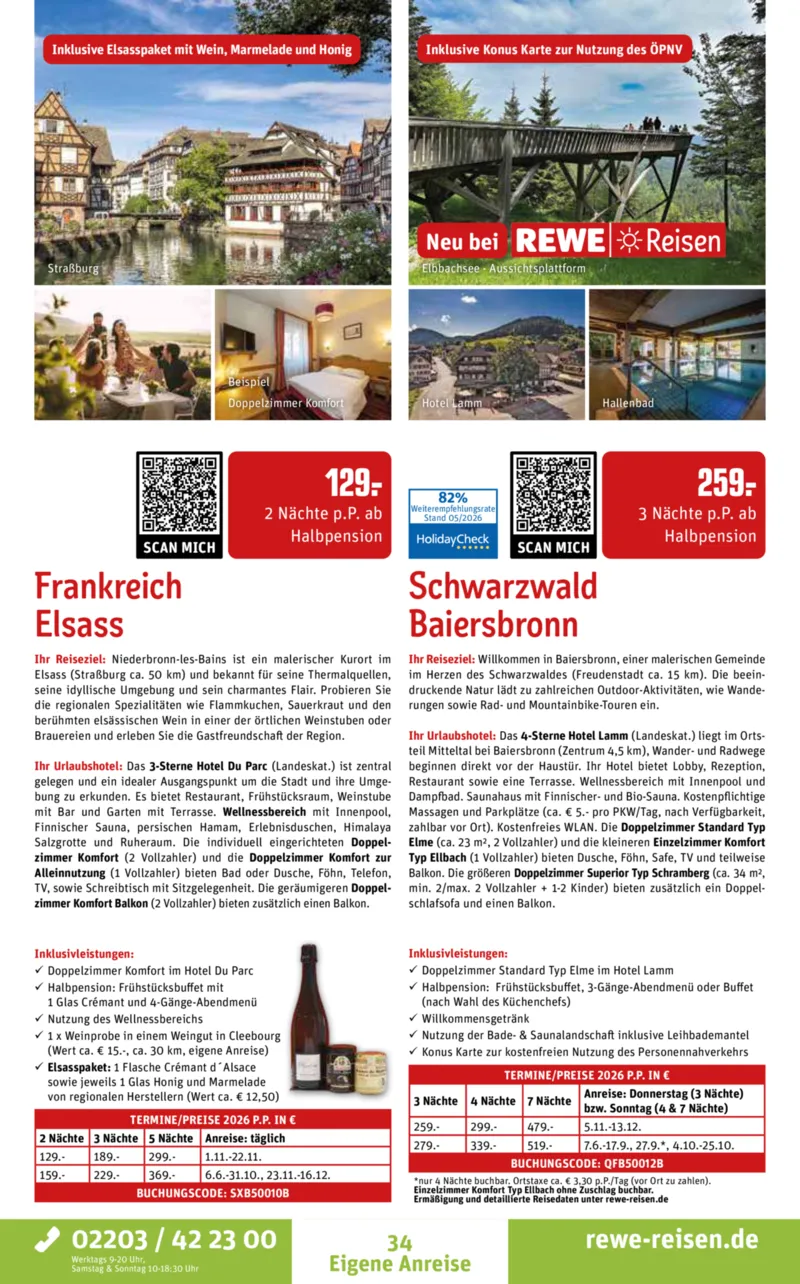 REWE Reisen Prospekt vom 30.05.2026, Seite 34