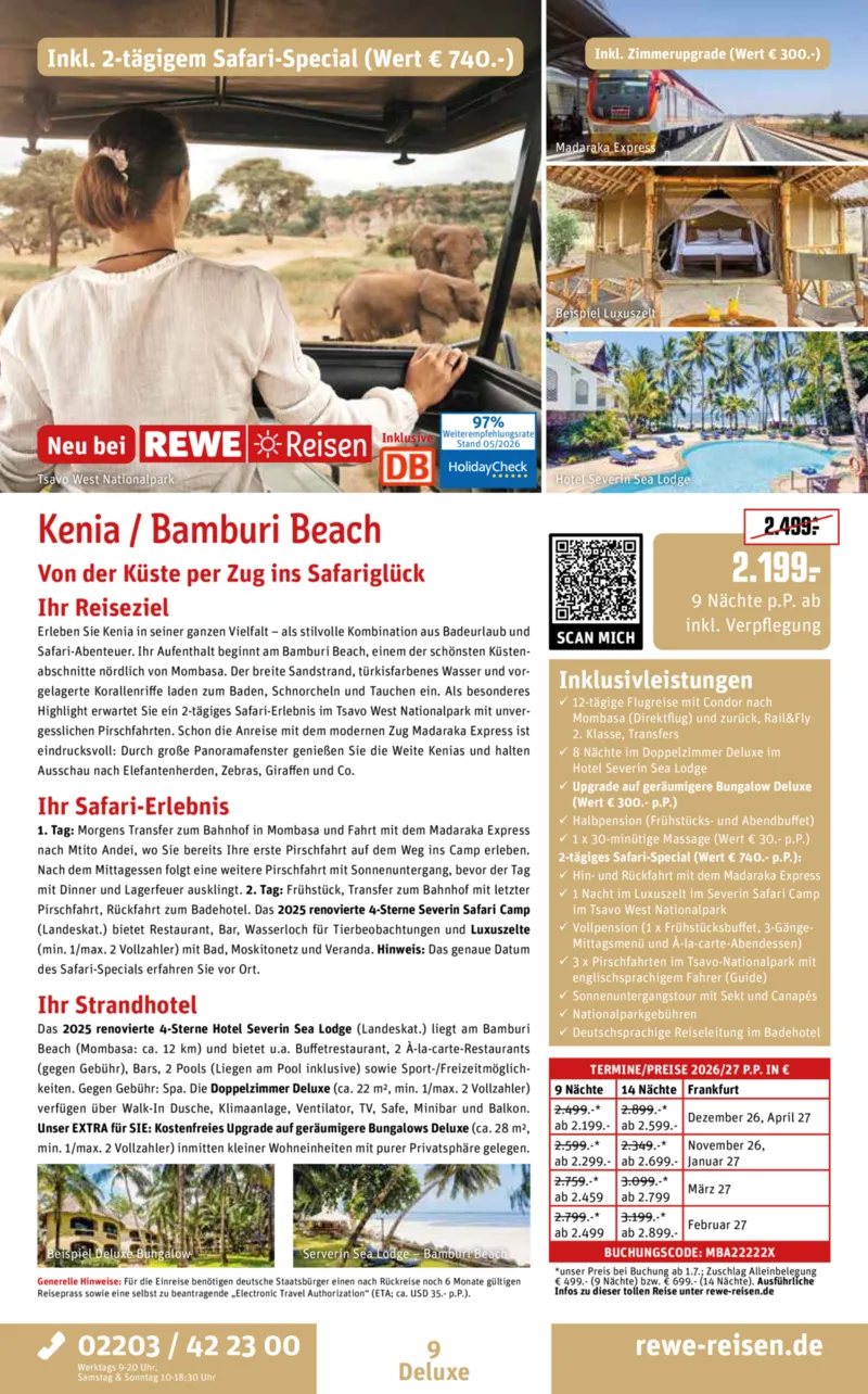 REWE Reisen Prospekt vom 30.05.2026, Seite 9