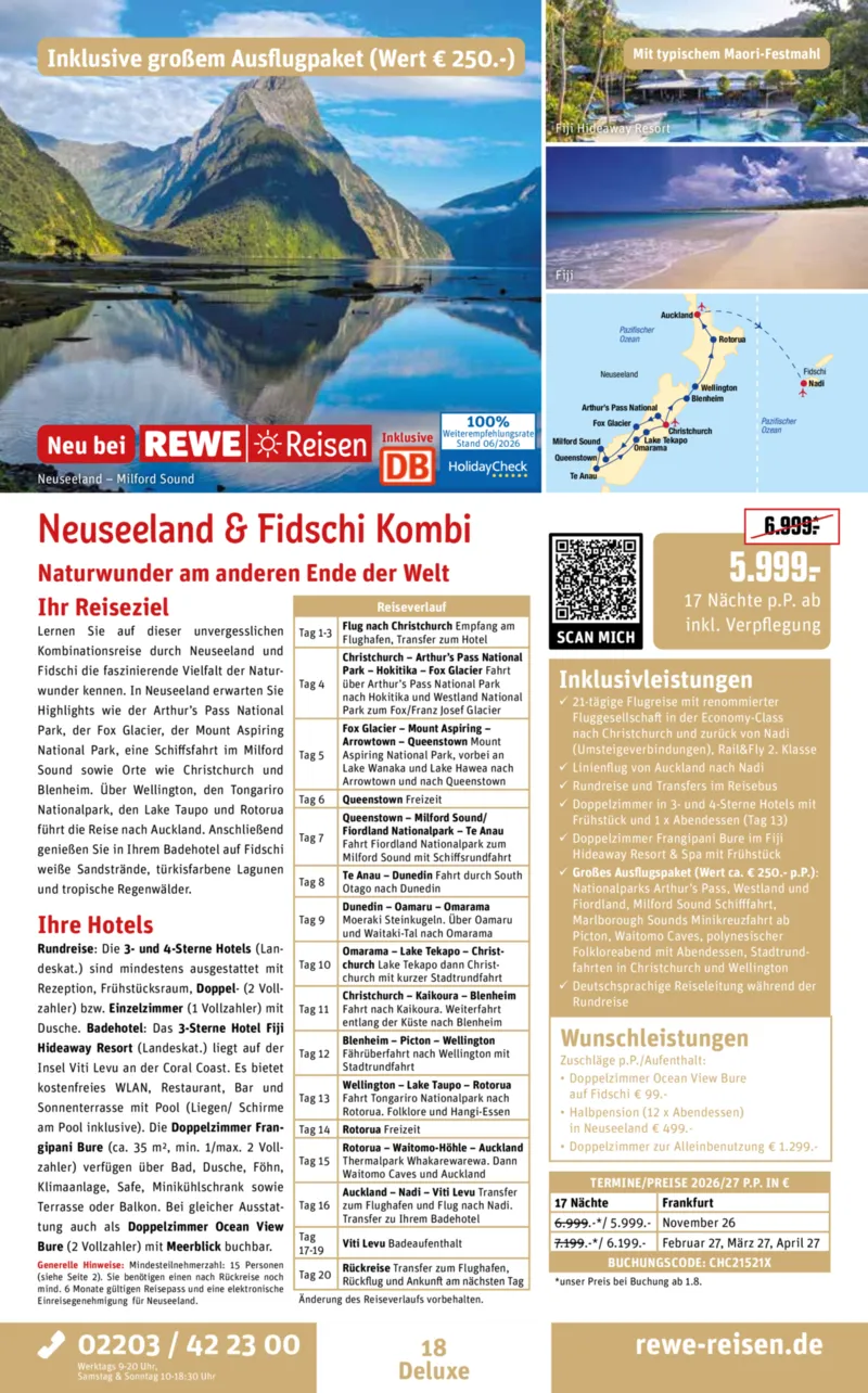REWE Reisen Prospekt vom 27.06.2026, Seite 18