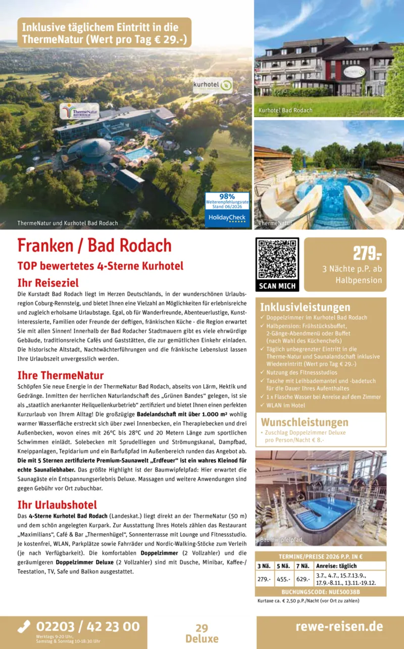 REWE Reisen Prospekt vom 27.06.2026, Seite 29