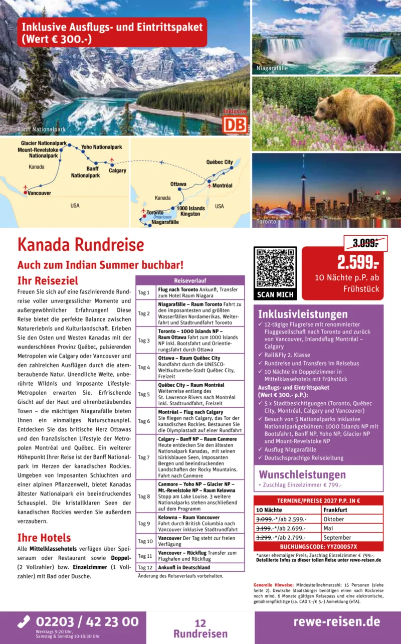 REWE Reisen Prospekt vom 01.08.2026, Seite 12