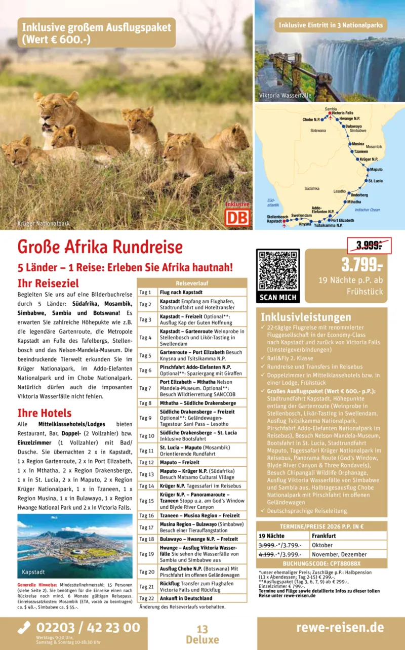 REWE Reisen Prospekt vom 01.08.2026, Seite 13