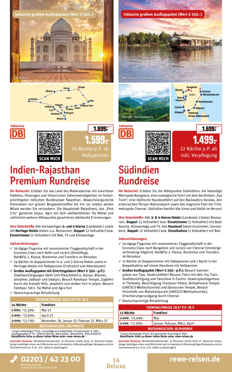REWE Reisen Prospekt vom 01.08.2026, Seite 14