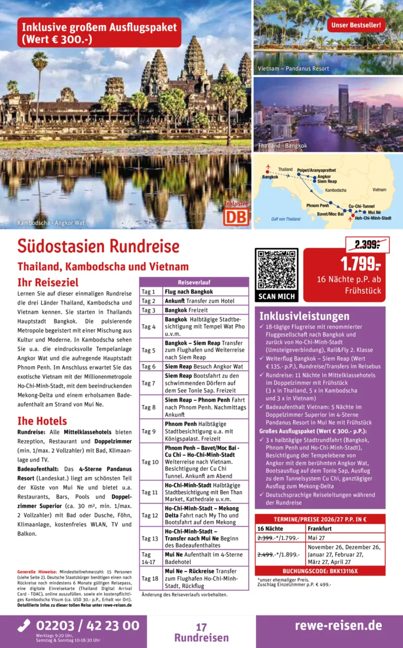 REWE Reisen Prospekt vom 01.08.2026, Seite 17