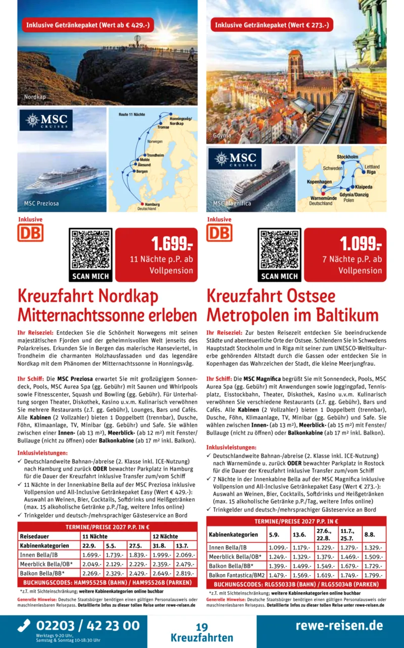 REWE Reisen Prospekt vom 01.08.2026, Seite 19