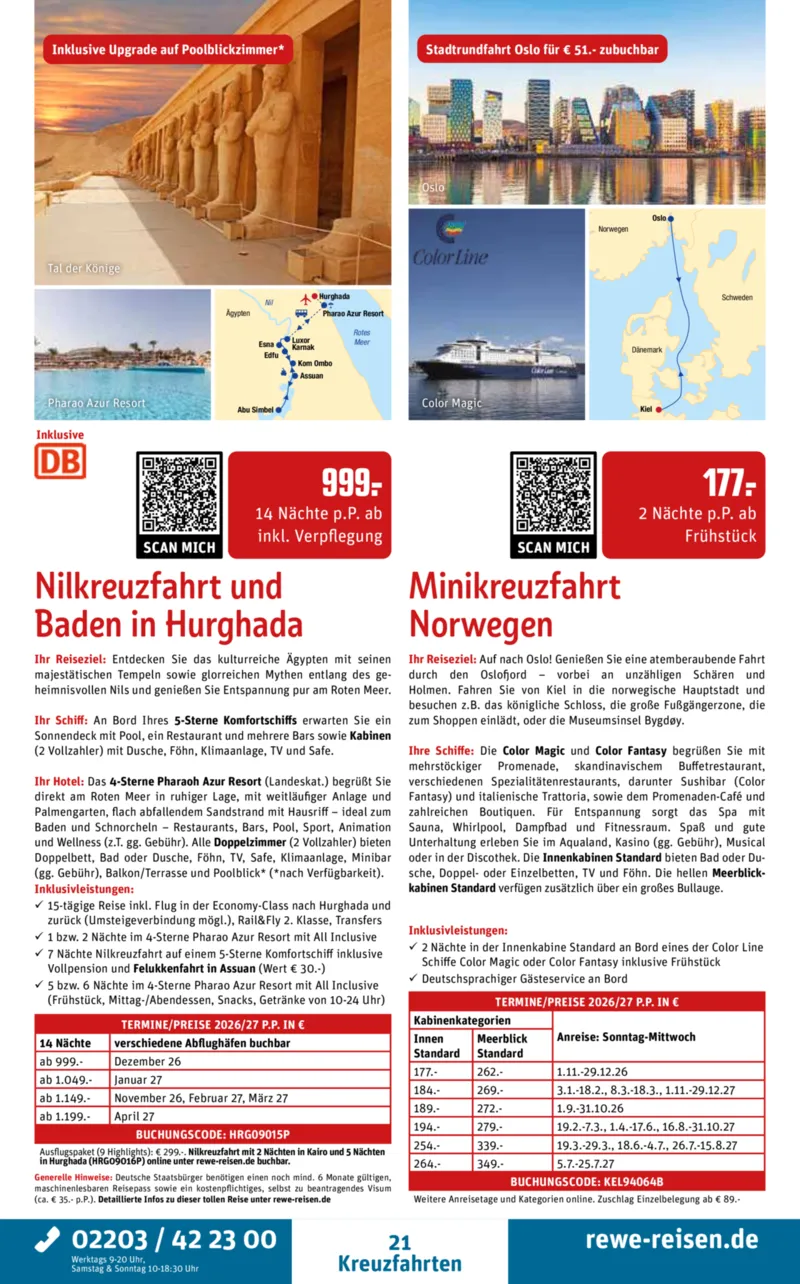 REWE Reisen Prospekt vom 01.08.2026, Seite 21