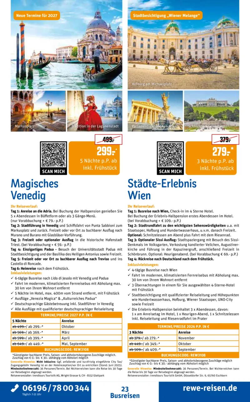 REWE Reisen Prospekt vom 01.08.2026, Seite 23
