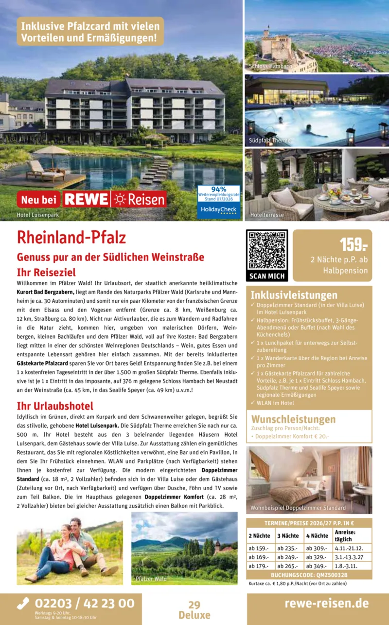REWE Reisen Prospekt vom 01.08.2026, Seite 29