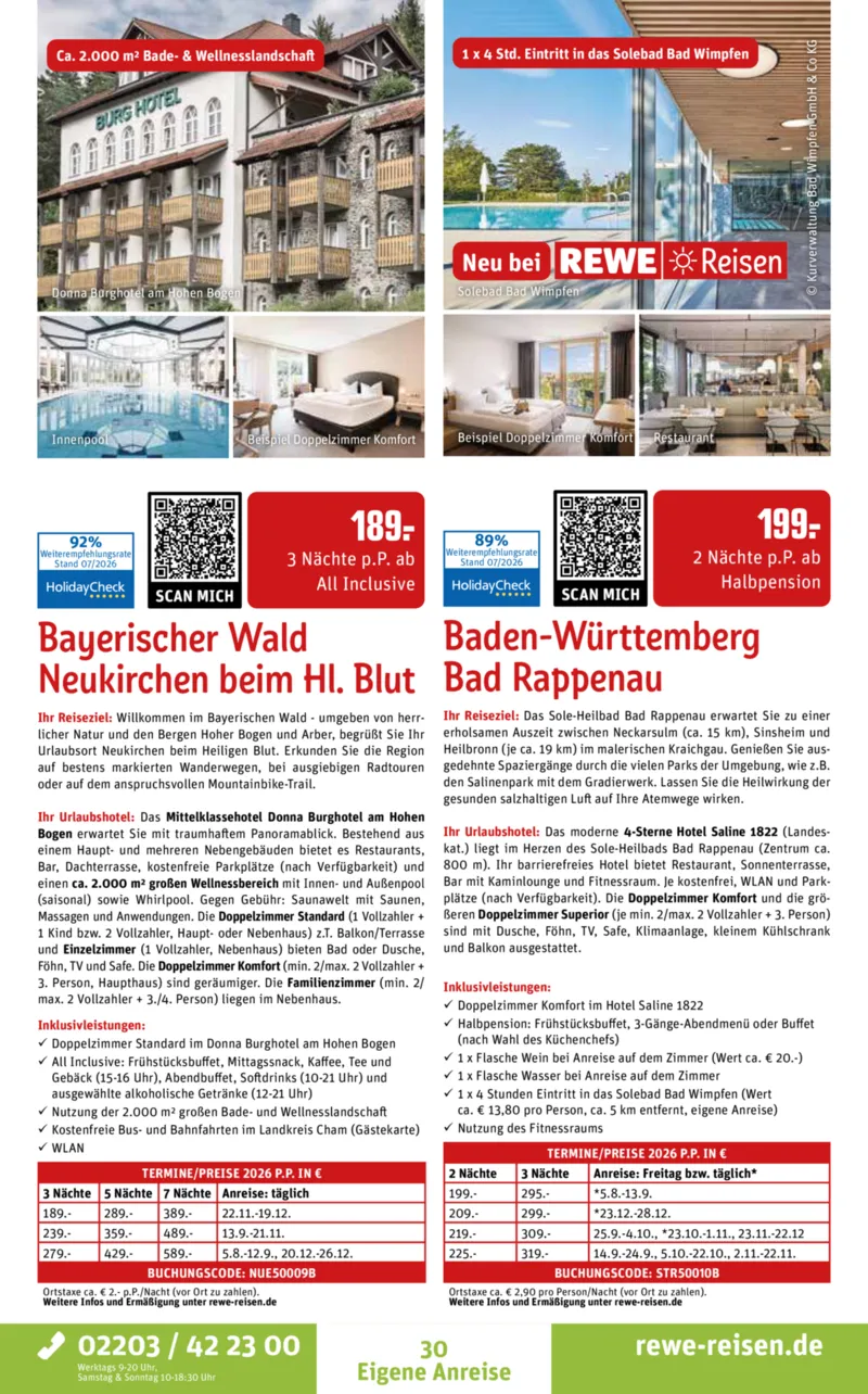 REWE Reisen Prospekt vom 01.08.2026, Seite 30