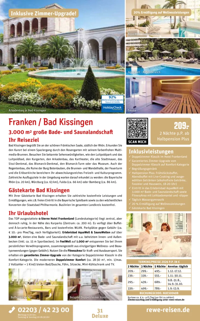 REWE Reisen Prospekt vom 01.08.2026, Seite 31