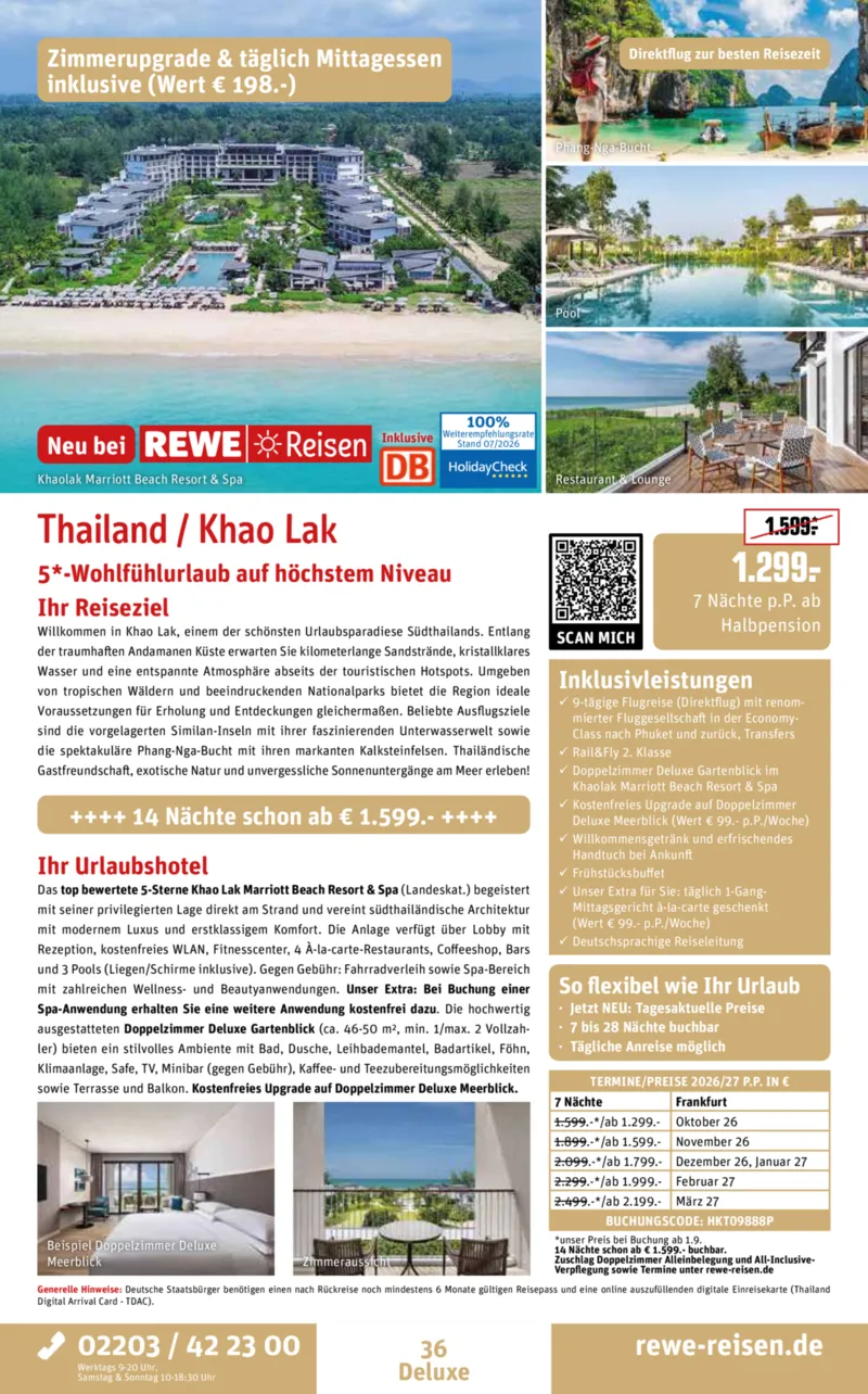 REWE Reisen Prospekt vom 01.08.2026, Seite 36