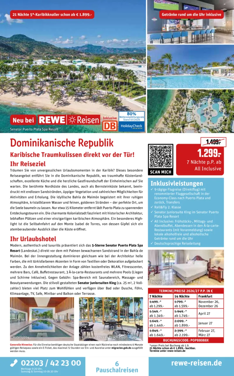 REWE Reisen Prospekt vom 01.08.2026, Seite 6