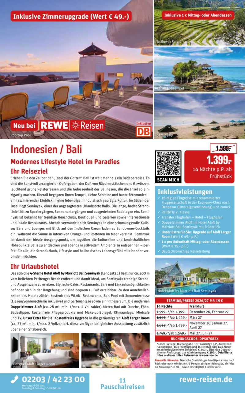 REWE Reisen Prospekt vom 29.08.2026, Seite 11