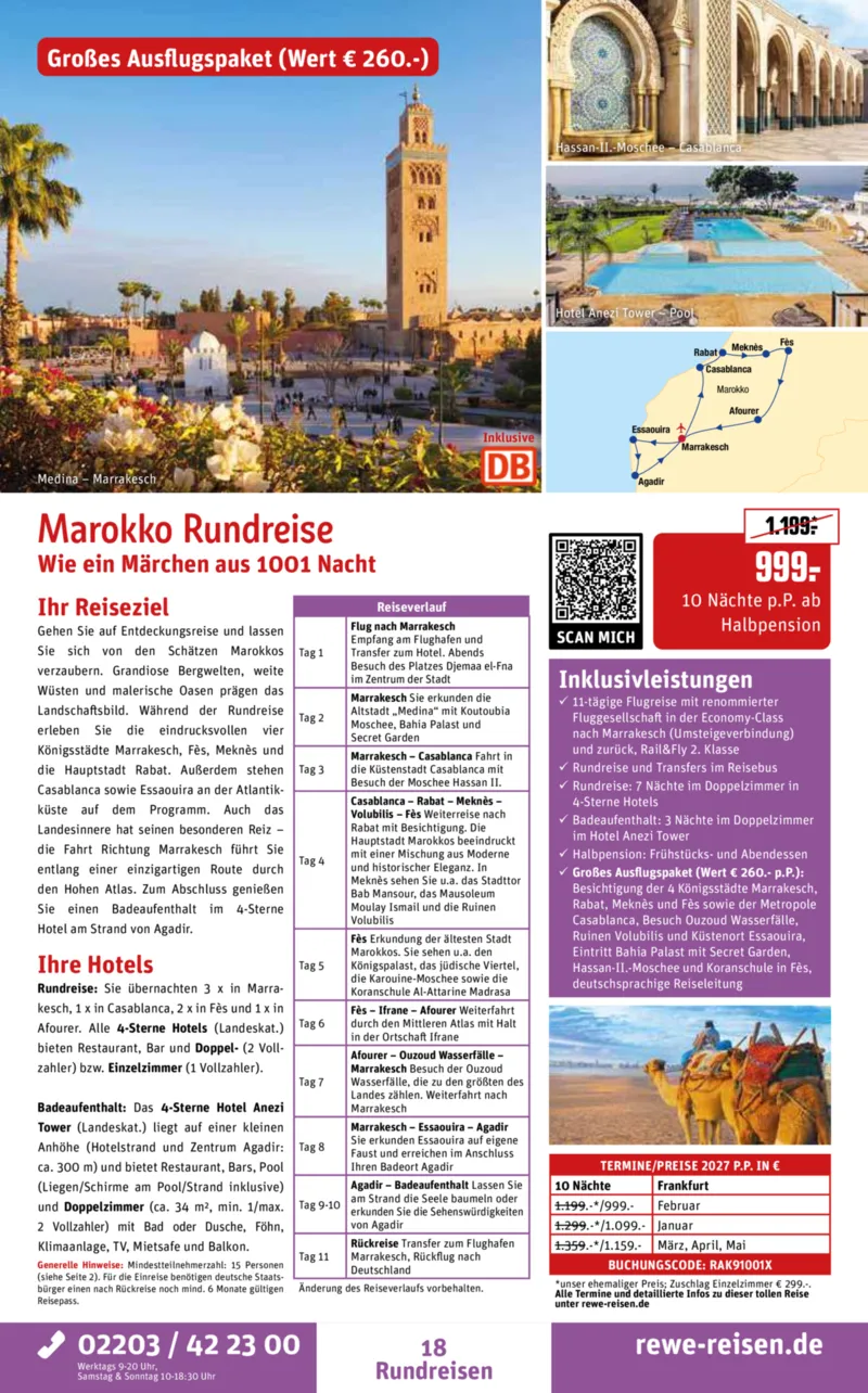 REWE Reisen Prospekt vom 29.08.2026, Seite 18