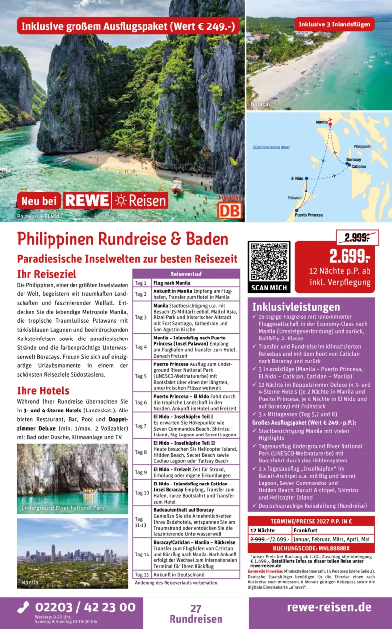 REWE Reisen Prospekt vom 29.08.2026, Seite 27