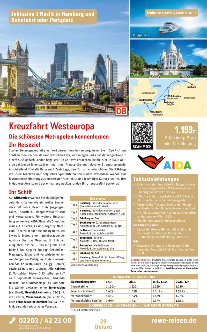 REWE Reisen Prospekt vom 29.08.2026, Seite 29